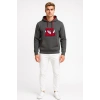 Unisex 3 İplik Kapüşonlu Sweatshirt AL1910 Günlük Spor Giyim