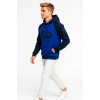 TB Unisex Kapüşonlu Sweatshirt 3 İplik Şardonlu Yumuşak Kumaş
