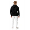 3 İp Kalp Çizgili Sweatshirt Erkek/Kadın Günlük Oversize Model
