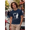 Özel Tasarım Atatürk Rölye ve İmzalı Tshirt - %100 Pamuk Penye Süprem Sıfır Yaka Unisex