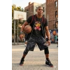 Unisex Basketbolcu Cool Ayıcık Baskılı Tişört Pamuk Penye Süprem Basic