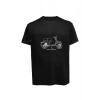 Unisex Vespa Baskılı Tişört Pamuk Penye Süprem Basic