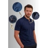 Premium 1. Sınıf Polo Yaka Erkek Lakos Tişört Rahat Kalıp Nefes Alabilen %100 Pamuk