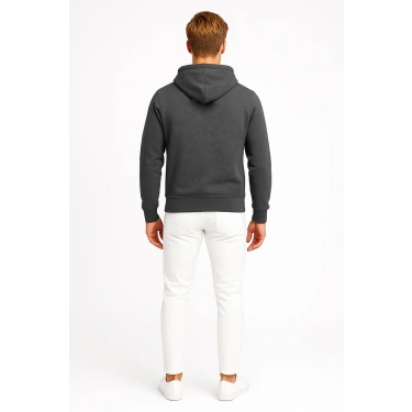 Unisex 3 İplik Kapüşonlu Sweatshirt AL1910 Günlük Spor Giyim