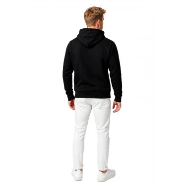 3 İp Kalp Çizgili Sweatshirt Erkek/Kadın Günlük Oversize Model