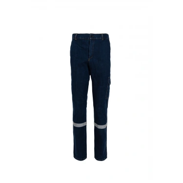 Unısex Kot Kumaş Pantolon Denim İş Pantolonu Şık ve Sağlam