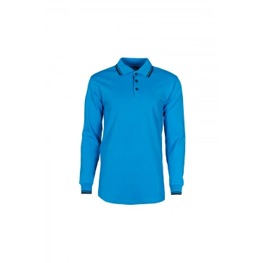 Çocuk Uzun Kol Polo Yaka Sweatshirt Rahat ve Şık Günlük Kullanım