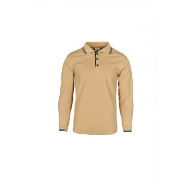 Çocuk Uzun Kol Polo Yaka Sweatshirt Rahat ve Şık Günlük Kullanım