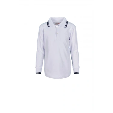 Çocuk Uzun Kol Polo Yaka Sweatshirt Rahat ve Şık Tasarım