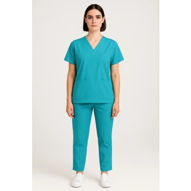 Scrubs Alt Üst Takım Sağlık Personeli Üniforma Rahat ve Dayanıklı