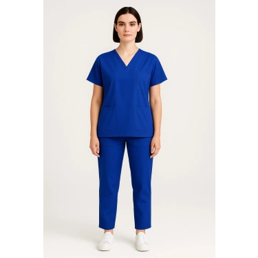 Scrubs Alt Üst Takım Sağlık Personeli Üniforma Rahat ve Dayanıklı