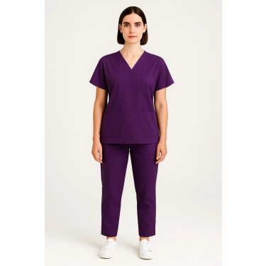 Scrubs Alt Üst Takım Sağlık Personeli Üniforma Rahat ve Dayanıklı