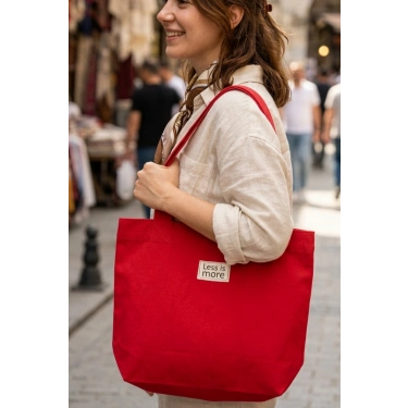 El Yapımı Bez Çanta Kanvas Tote Bag Kadın Günlük Şık Kullanım