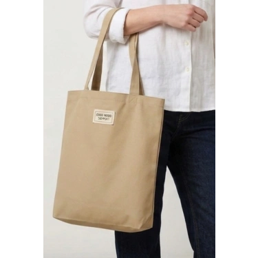 El Yapımı Bez Çanta Kanvas Tote Bag Kadın Günlük Şık Kullanım