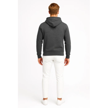 Unisex 3 İplik Kapüşonlu Sweatshirt AL1910 Günlük Spor Giyim