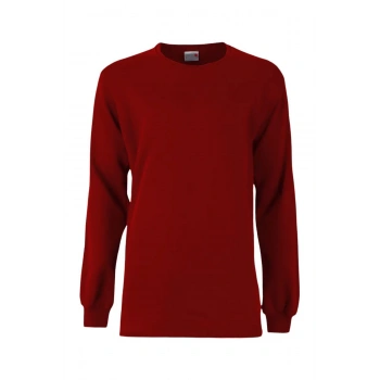 Unisex 2 İplik 0 Yaka Sweatshirt Basic Şık ve Konforlu Model