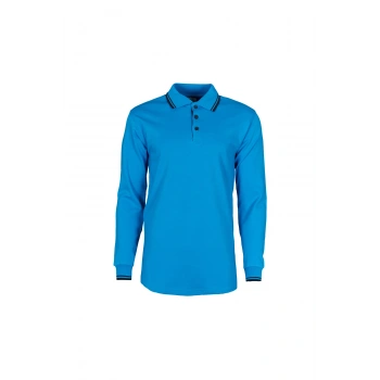 Çocuk Uzun Kol Polo Yaka Sweatshirt Rahat ve Şık Günlük Kullanım