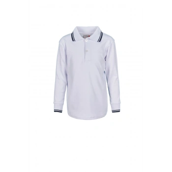 Çocuk Uzun Kol Polo Yaka Sweatshirt Rahat ve Şık Tasarım