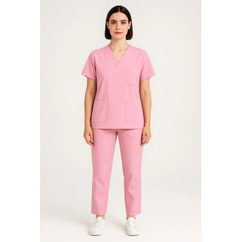 Scrubs Alt Üst Takım Sağlık Personeli Üniforma Rahat ve Dayanıklı