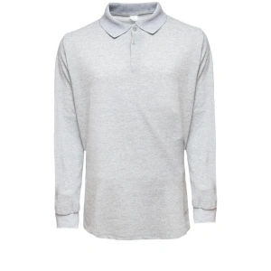 Unisex Polo Yaka Sweatshirt Lakos Basic Günlük ve Spor Kullanım