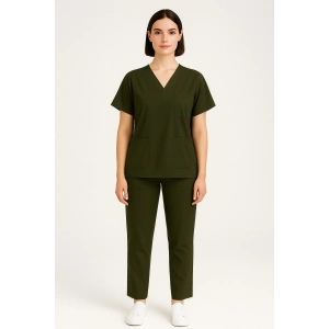 Scrubs Alt Üst Takım Sağlık Personeli Üniforma Rahat ve Dayanıklı
