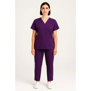 Scrubs Alt Üst Takım Sağlık Personeli Üniforma Rahat ve Dayanıklı