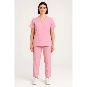 Scrubs Alt Üst Takım Sağlık Personeli Üniforma Rahat ve Dayanıklı