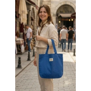 El Yapımı Bez Çanta Kanvas Tote Bag Kadın Günlük Şık Kullanım