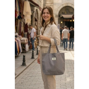 El Yapımı Bez Çanta Kanvas Tote Bag Kadın Günlük Şık Kullanım