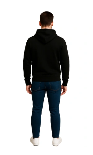 ECL 3 İp Kapüşonlu Sweatshirt Unisex Kanguru Cepli Şık Tasarım