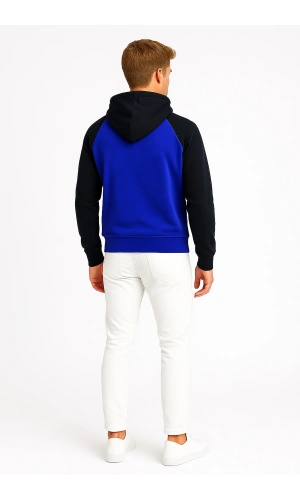 TB Unisex Kapüşonlu Sweatshirt 3 İplik Şardonlu Yumuşak Kumaş