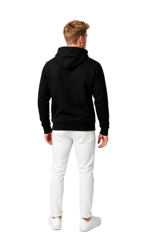 3 İp Kalp Çizgili Sweatshirt Erkek/Kadın Günlük Oversize Model