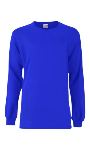 Unisex 2 İplik 0 Yaka Sweatshirt Basic Şık ve Konforlu Model