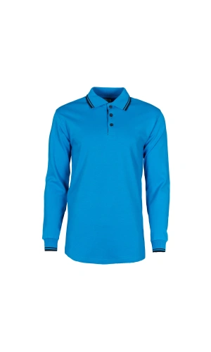 Çocuk Uzun Kol Polo Yaka Sweatshirt Rahat ve Şık Günlük Kullanım
