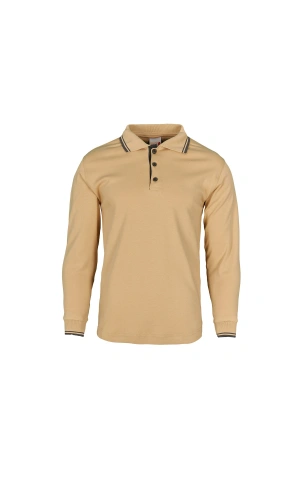 Çocuk Uzun Kol Polo Yaka Sweatshirt Rahat ve Şık Günlük Kullanım