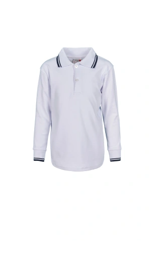 Çocuk Uzun Kol Polo Yaka Sweatshirt Rahat ve Şık Tasarım