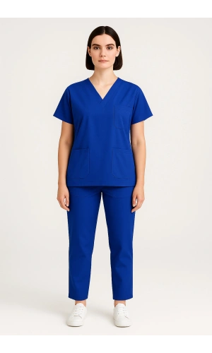 Scrubs Alt Üst Takım Sağlık Personeli Üniforma Rahat ve Dayanıklı