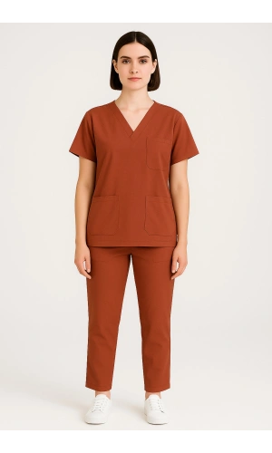 Scrubs Alt Üst Takım Sağlık Personeli Üniforma Rahat ve Dayanıklı