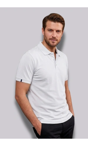 Premium 1. Sınıf Polo Yaka Erkek Lakos Tişört Rahat Kalıp Nefes Alabilen %100 Pamuk