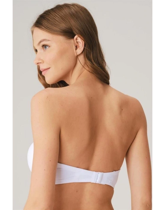 Amora Secret Balenli Desteksiz Dolgusuz Askısız Straplez Yumuşak Süngerli Günlük Klasik T-Shirt Sütyeni