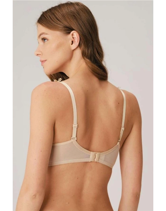 Amora Secret Kadın Balenli Desteksiz Dolgusuz Askıları Çıkabilen Yumuşak Süngerli Günlük Klasik T-Shirt Sütyeni (3106)