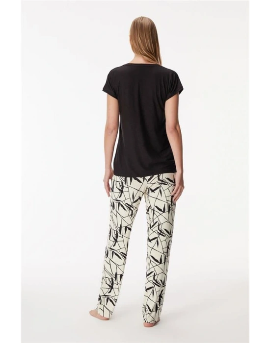 özel tasarım 11361 Kadın T-Shirt ve Pantolon Takım