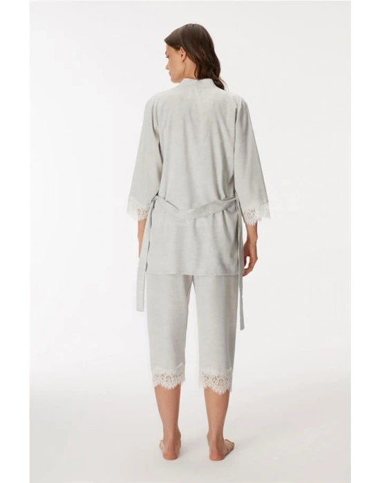 özel tasarım 11403 Kadın Sabahlık, Atlet ve Pantolon Takım