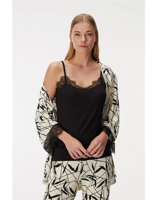 özel tasarım 11419 Kadın Sabahlık, Atlet ve Pantolon Takım