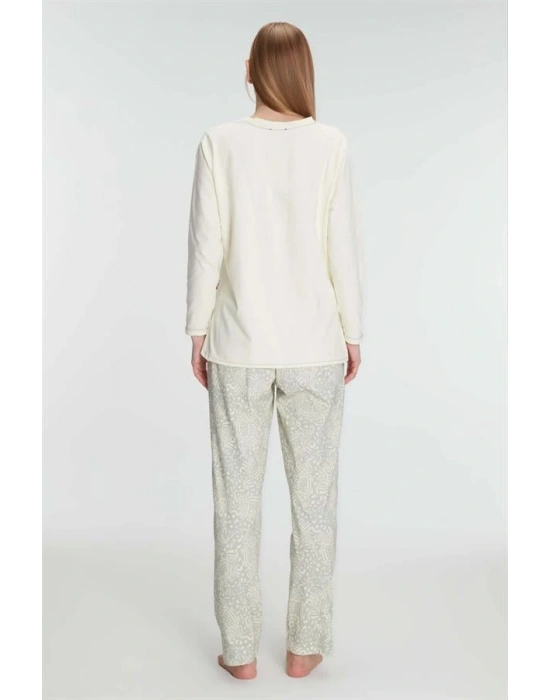 özel tasarım Amora Secret 11295 Kadın Pamuklu Uzun Kol Pijama Takımı