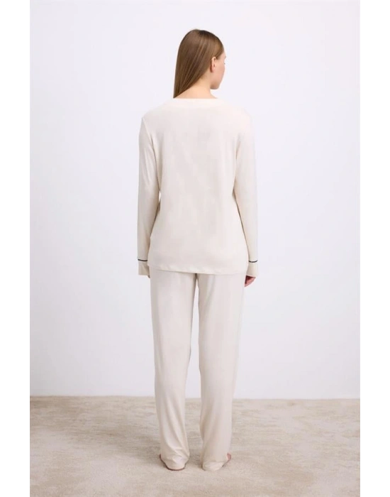 özel tasarım Kadın Uzun Kol Gömlek ve Pantolon Takım ( 11614 )