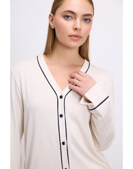 özel tasarım Kadın Uzun Kol Gömlek ve Pantolon Takım ( 11614 )