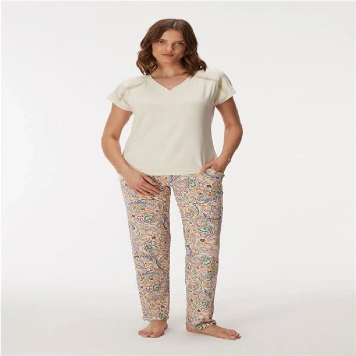 AMORA SECRET KADIN T-SHIRT VE PANTOLON TAKIM