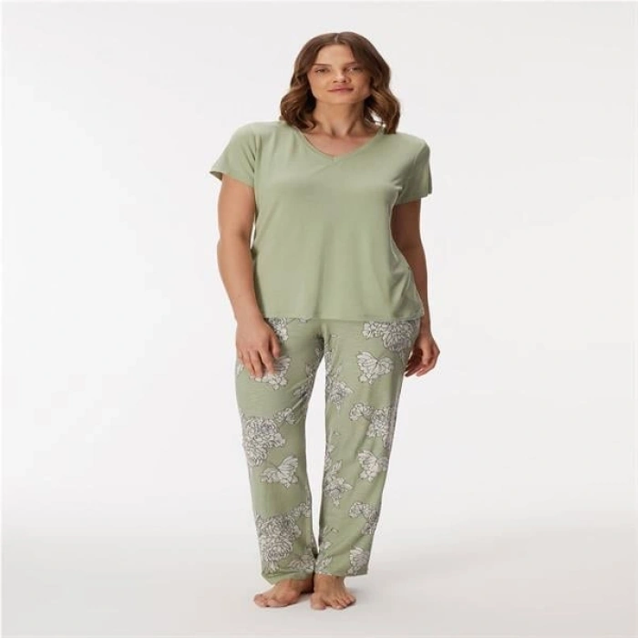 AMORA SECRET KADIN T-SHIRT VE PANTOLON TAKIM