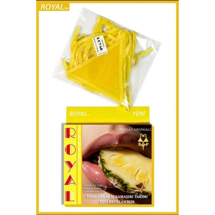 Amora Secret  Fantezi Tüketilebilen Yenilebilir Ananas Aromalı İç Çamaşırı Takımı Kadın İç Giyim Rahat Kullanım